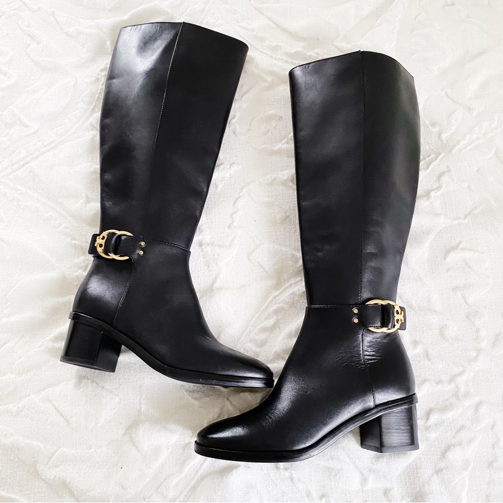 Tory Burch Leather Tall Boots Size 5
New $598